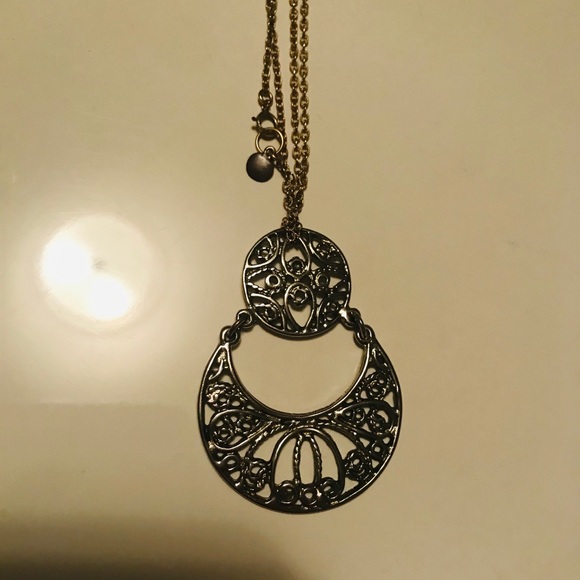 Thin long American Eagle necklace and pendent - Picture 5 of 8